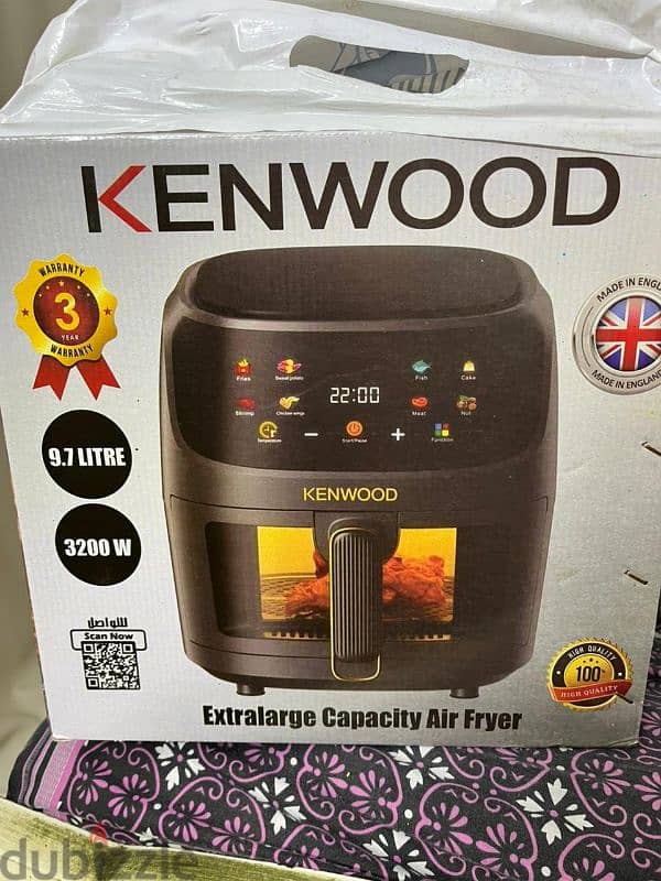 اير فراير كينود الانجليزي ٩ لتر Kenwood Air Fryer for Sale 0