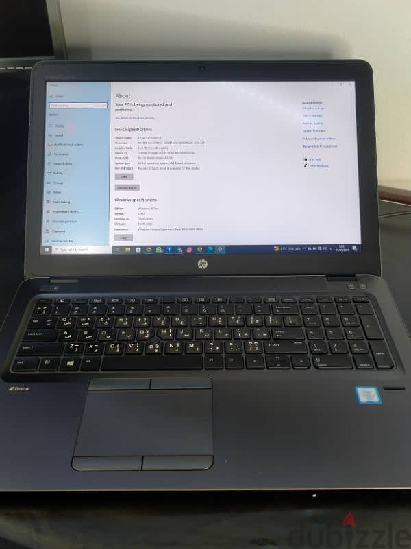 Hp Zbook 15u G3 Workstation Core i7 6600U 2.60Ghz 15.6in 3