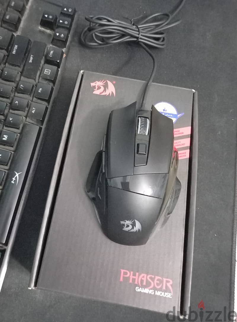 ماوس ريد دراجون حالة ممتازة Red Dragon mouse M609 1