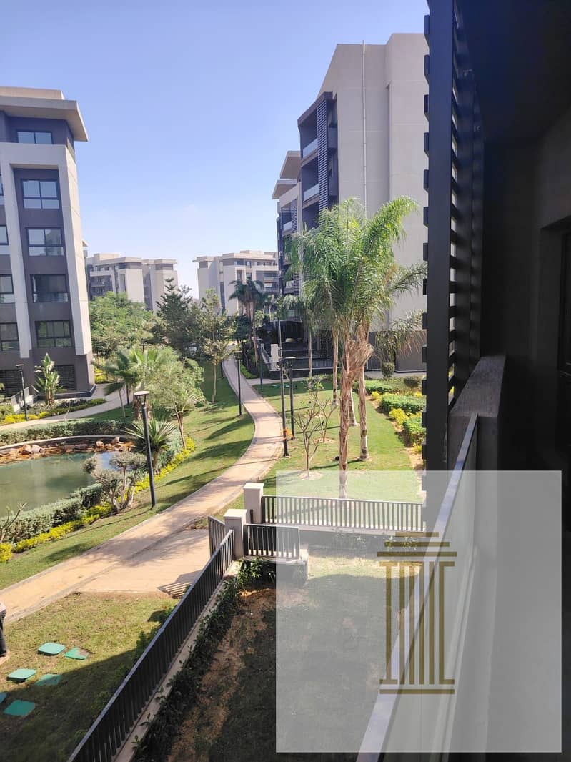 Apartment for sale in Privado madinaty , 2 rooms, immediate delivery from the owner, lake view, finished with air conditioners, 7-year installments 4