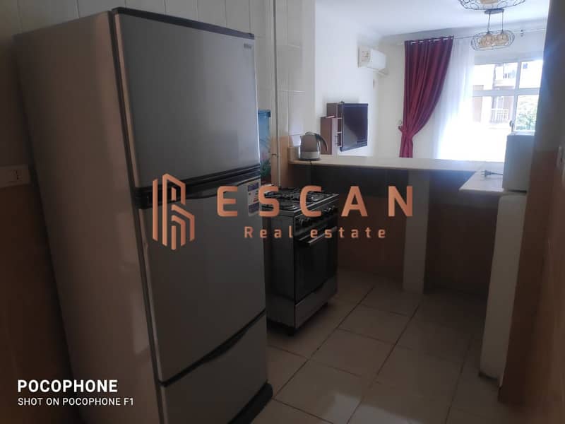 Apartment 82 meters in B7 for furnished rent in Madinaty (first residence) 12