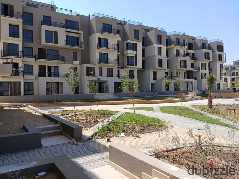 For Sale apartment resale in Sodic East, ground floor with garden ,Ready to Move to be completed in installments 1