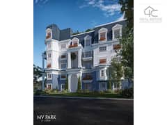 Duplex corner, 235 m ready to move bahry  lake view with down payment and installments in Mountain View Compound 0