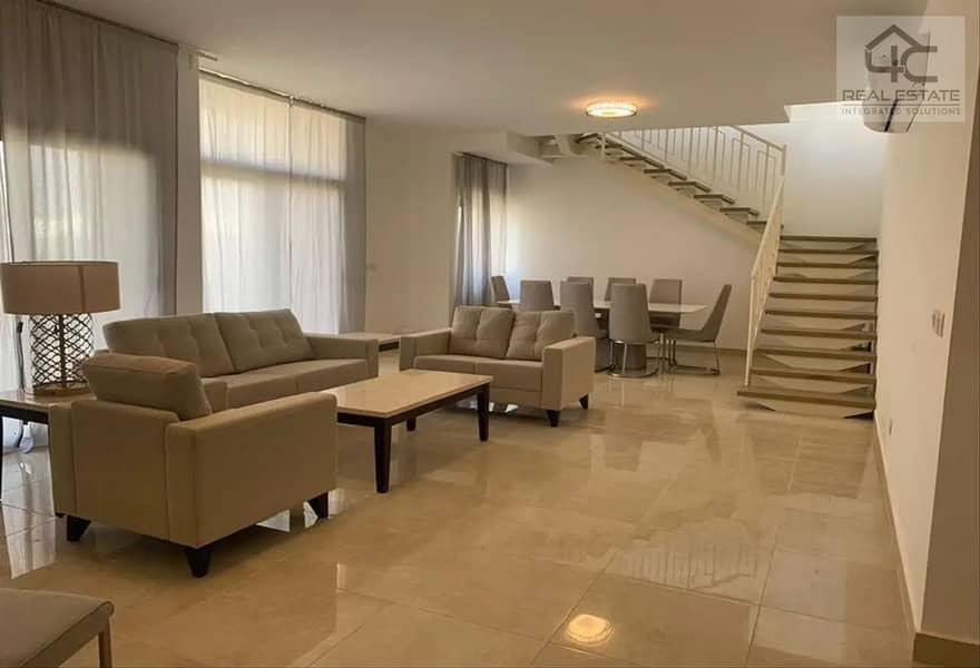 In a prime location 178 meter penthouse fully finished with a down payment 6.2 and Delivery 2025 for sale in Fifth Square Compound at the best price 0