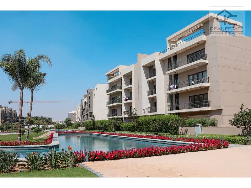 With the lowest down payment in Al Marasem Compound, I own a fully finished apartment 0