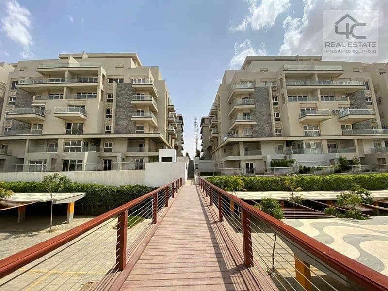 with the old price, own apartment of 150 m  on the largest view and landscape, in a prime location in the heart of New Cairo. 0