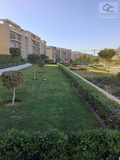 A fully finished apartment in the Fifth Settlement, in installments, with a landscape view