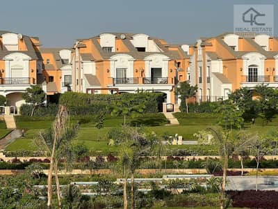 Townhouse 267m in Lian Sabbour ready to move with lowest total in the market view landscape