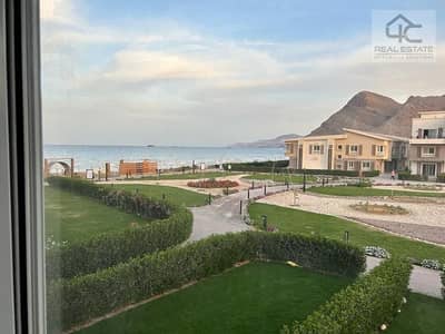 Chalet for sale 145 m with roof fully finished,ready to move on landscape view close to the sea in Murano Ain Sokhna Compound