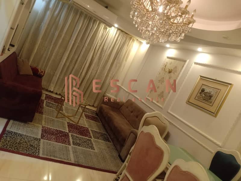 Apartment 116 meters in B12 for rent furnished in Madinaty 2