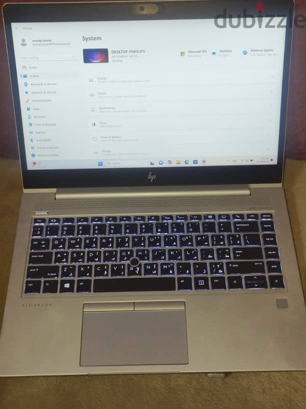 HP ELITE BOOK 745 G5 شبيه الماك بوك 1