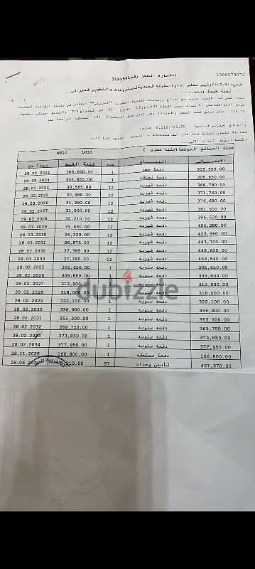 للبيع فى مدنتى شقه تقسيط ١١٦م باجدد مراحل مدينتى تميز L10 1