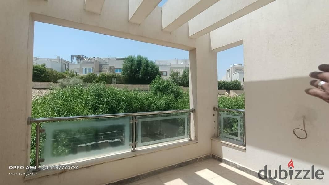 Twin opportunity, large space, at the lowest rental price on the market, with a very special view, in Qarnful Heights Compound, new Cairo 6