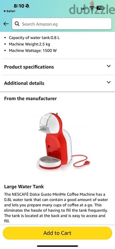 NESCAFÉ DOLCE GUSTO MINI ME COFFEE machine red