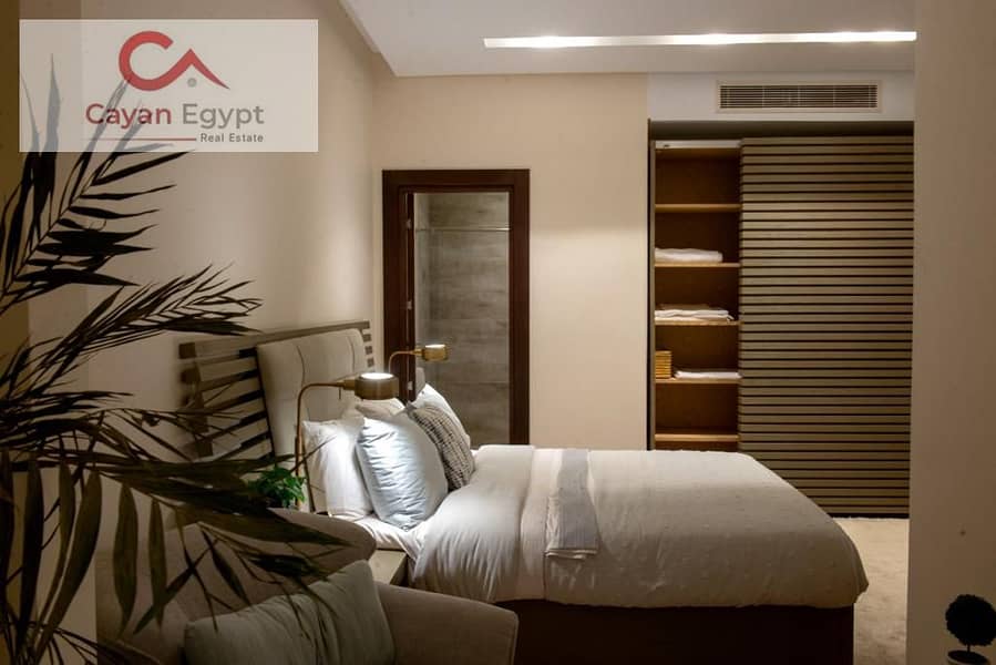 HOTEL APARTMENT FOR SALE IN STEI8HT, THE 1ST SETTLEMENT ،Fully Finished With installment 8Y 7