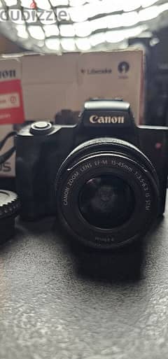 كاميرا كانون m50 بحالة ممتازه Canon 0