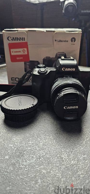 كاميرا كانون m50 بحالة ممتازه Canon 1