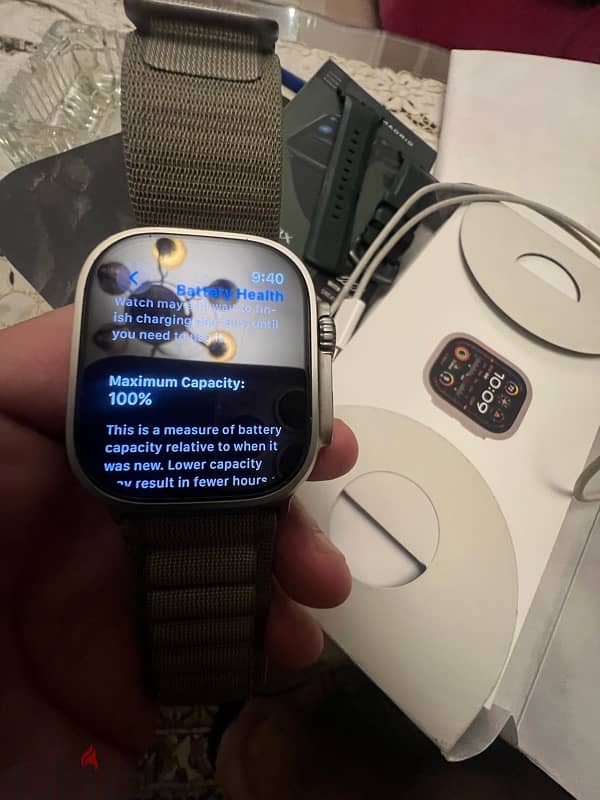 apple watch ultra2 100% battery 3