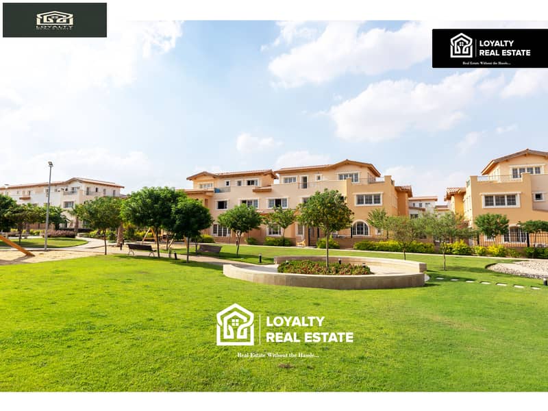 town house for sale  under market price on landscape in hyde park new cairo 6