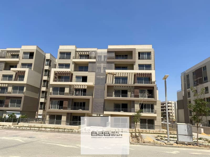 Apartment for sale, area of ​​​​131 meters, in Palm Hills New Cairo Compound, fully finished, with a wonderful view on the landscape 3