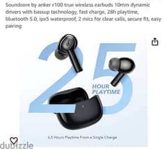 Soundcore R100 wireless earbuds 0