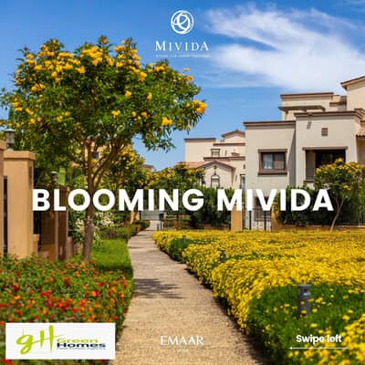 Corner Townhouse for Sale in Mivida – New Cairo with Downpayment and Installments