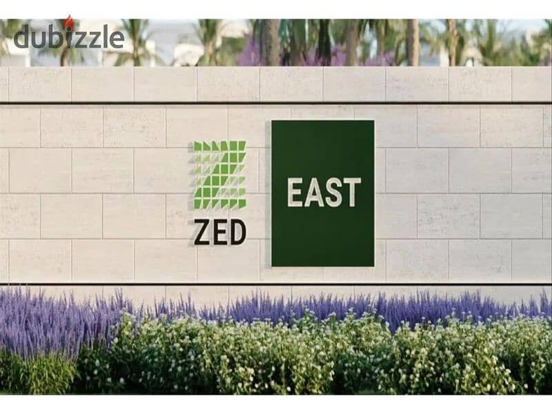 Apartment for sale in resale in Zed East, new cairo - Naguib Sawiris - View Landscape 5