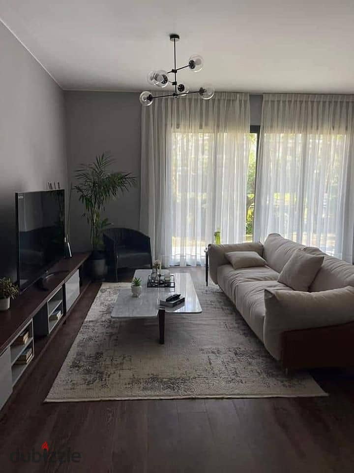 apartment fully finished  for sale ready to move at alburouj compound shorouk city 1