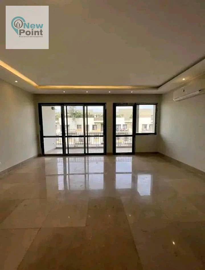 Duplex with garden for sale in prime location in New Cairo in front of Cairo Airport in Taj City Compound | 8 years installments 0