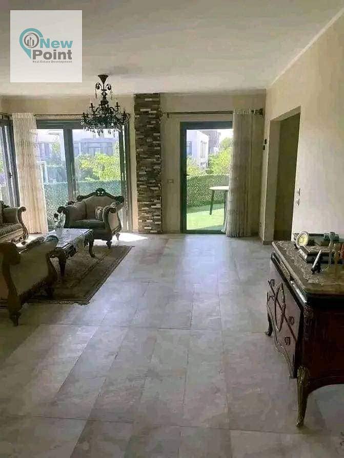 Duplex with garden for sale in prime location in New Cairo in front of Cairo Airport in Taj City Compound | 8 years installments 1