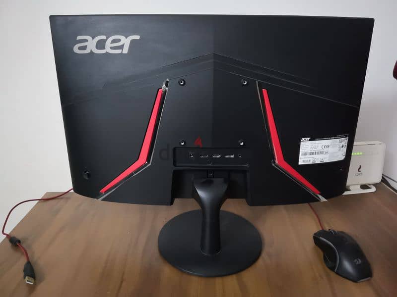 Acer Nitro ED240Q Sbiip 23.6" Full HD  Curved Gaming Monitor 165Hz 1ms 1