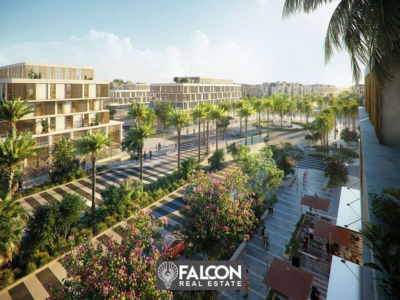 Receive within two years with a down payment of 550 thousand and installments over 10 years, an apartment in Fay Sodic, Sheikh Zayed 5