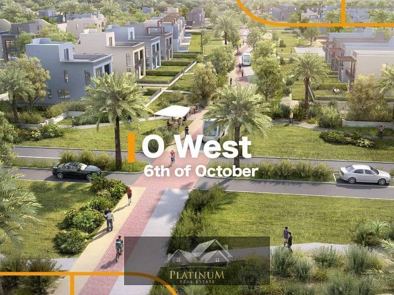 بمقدم 5% امتلك شقة في او ويست من اوراسكم موقع مميز O WEST/ Orascom development 1