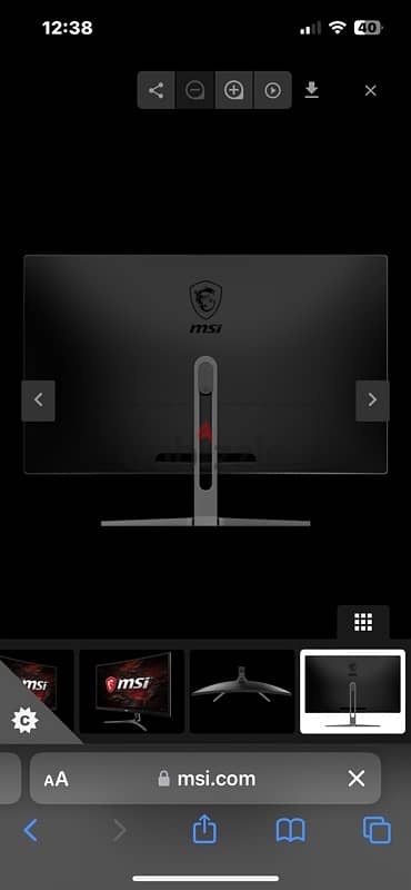 MSI curved monitor 3