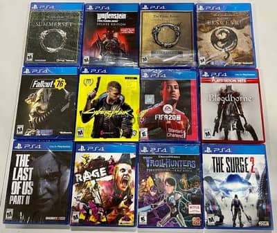 مطلوب اسطوانات Ps4&Ps5 cDs