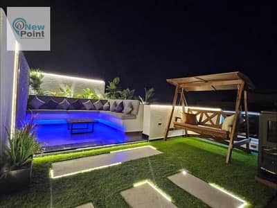 At cash price, receive immediately a 130-square-meter apartment with an 80-square-meter garden in Galleria, Fifth Settlement