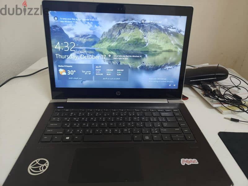 لاب توب Hp proBook440 5g  شاشا لمس  8 رام  هارد ssd256 معالج i5 جيل س 1