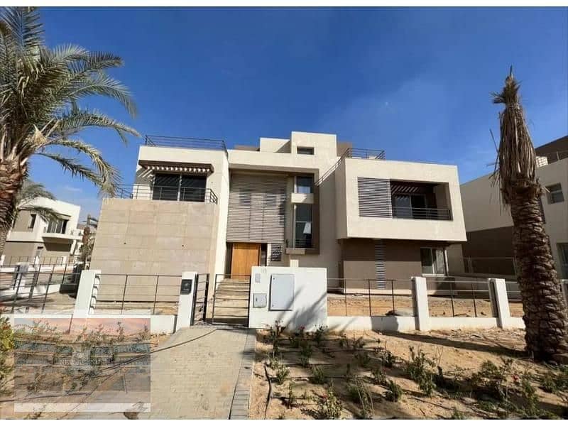 Town House Corner With penthouse  in a Prime location  for sale in Badyaa Palm Hills 5