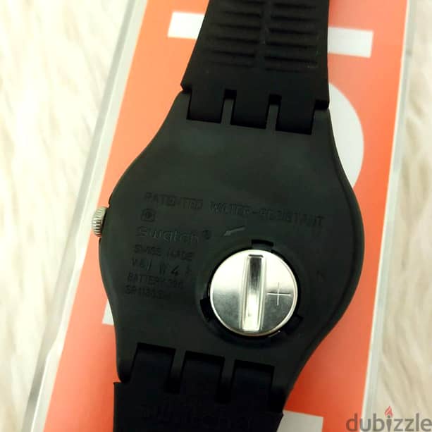 Swatch BLACK REBEL Watch  ساعة سواتش سويسري بلاك ريبيل 5