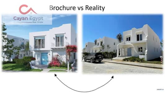 Opportunity, lowest price, villa for sale in Jefaira, Ras El Hekma, corner townhouse, first row, lagoon, 8-year installments