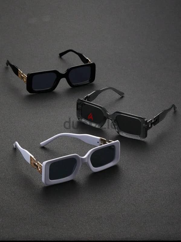 2024 Fashionable & Stylish Men's White Sunglasses 3