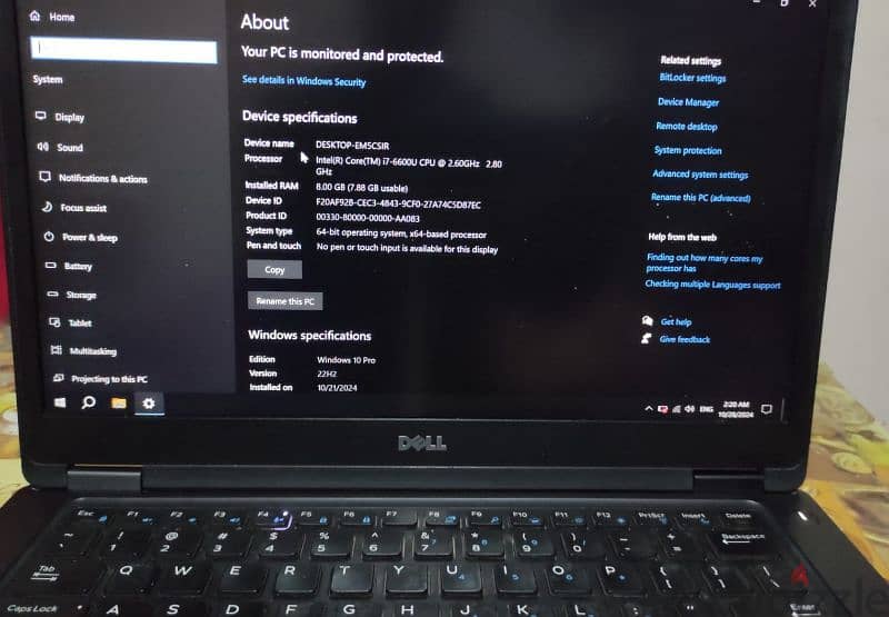 Laptop dell - لابتوب ديل 1