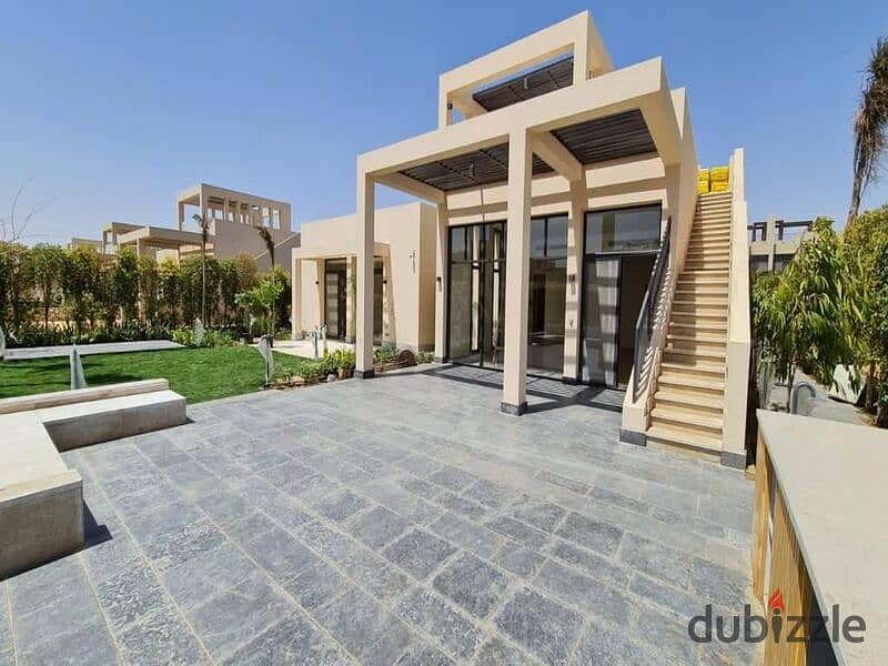 Villa 529m with swimming pool on the boards directly in O'West Compound in installments 9