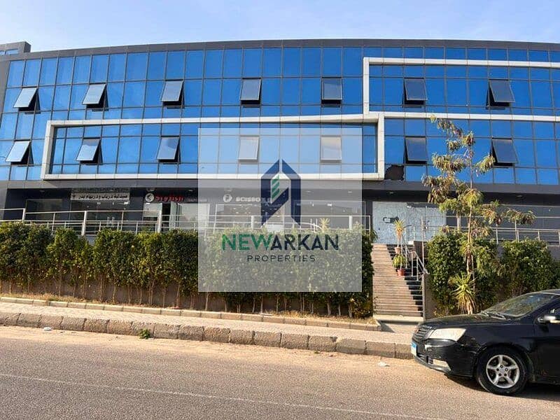 For rent administrative office 73M finished in Dunes Mall Sheikh Zayed minutes from Saudi 6