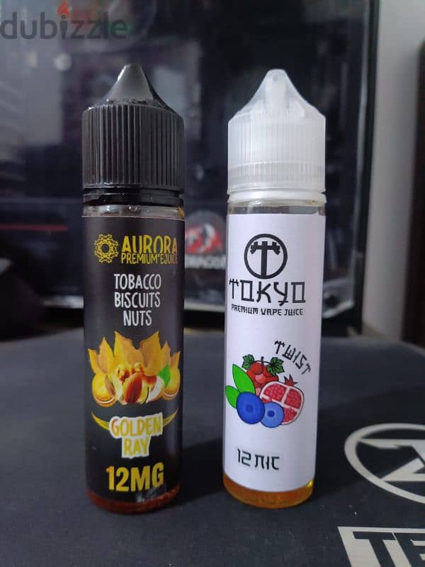 للبيع أو البدل ليكويد اورورا / aurora e liquid 0