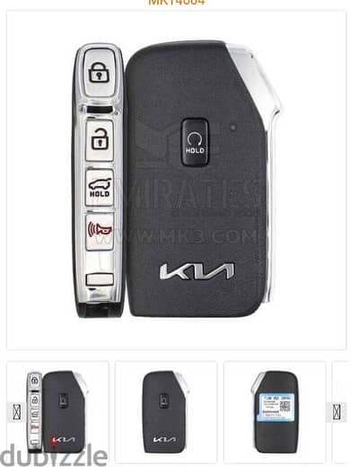 Kia Sportage 2023 Genuine Smart Remote Key 4+1 Buttons