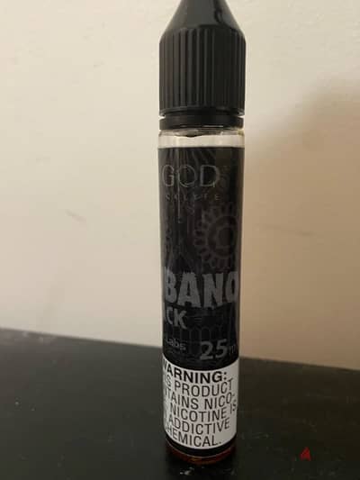 vape liquid vgod cubano black 25