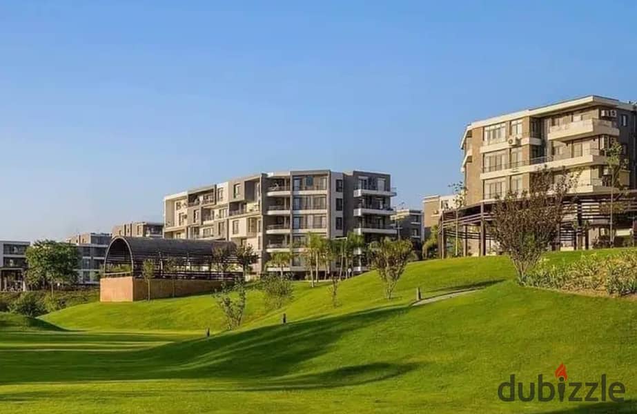 Own the last 2-bedroom apartment + garden 68 m with a golf view in Taj City, minutes from Heliopolis 9