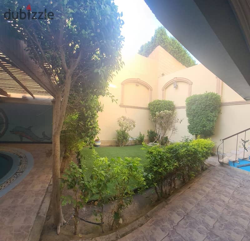 Special Furnished villa with swimming pool for sale in El Yasmiin compound Sheikh Zayed 2