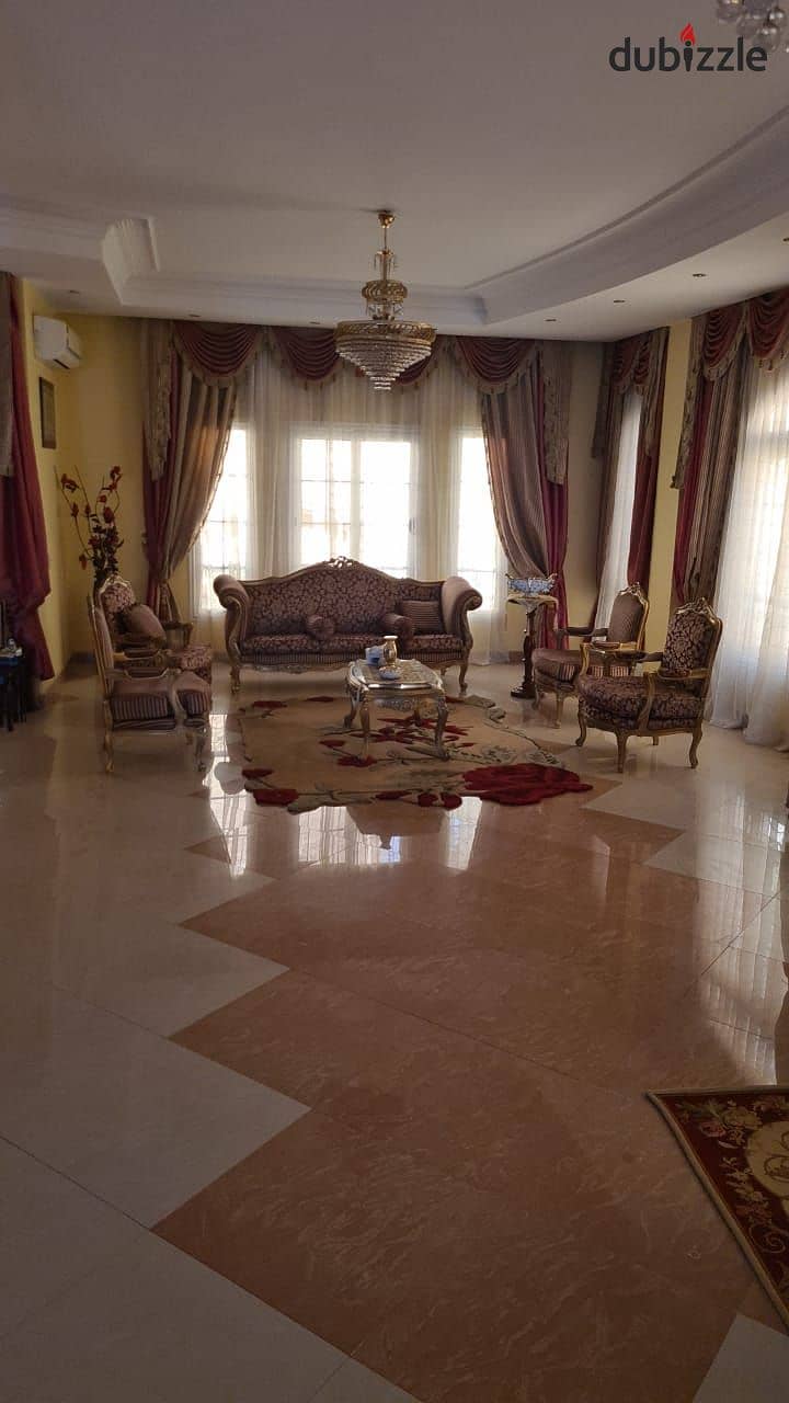 Special Furnished villa with swimming pool for sale in El Yasmiin compound Sheikh Zayed 6